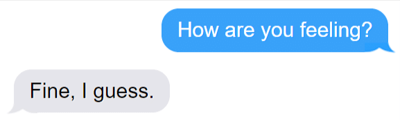 Simple Question Text