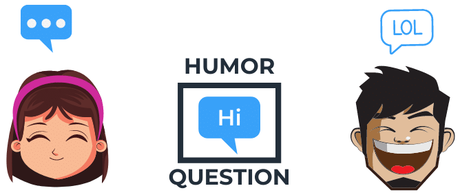 Texting Using Humor & Question